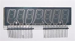 7 Digit Numeric Plasma Display Tube
