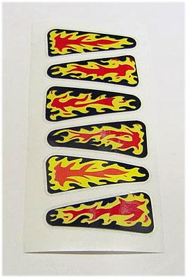 Fire Flame Insert Decal Set