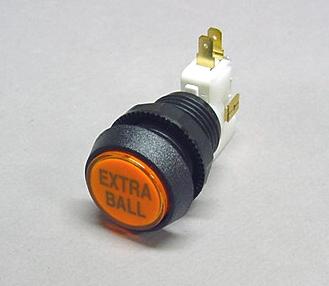 Extra Ball Button Assembly - Orange #20-9663-18