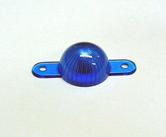 Mini Light Dome With Screw Tabs - Blue