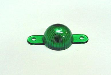 Mini Light Dome With Screw Tabs - Green
