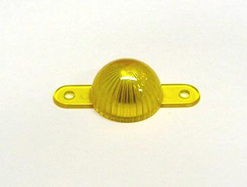 Mini Light Dome With Screw Tabs - Yellow