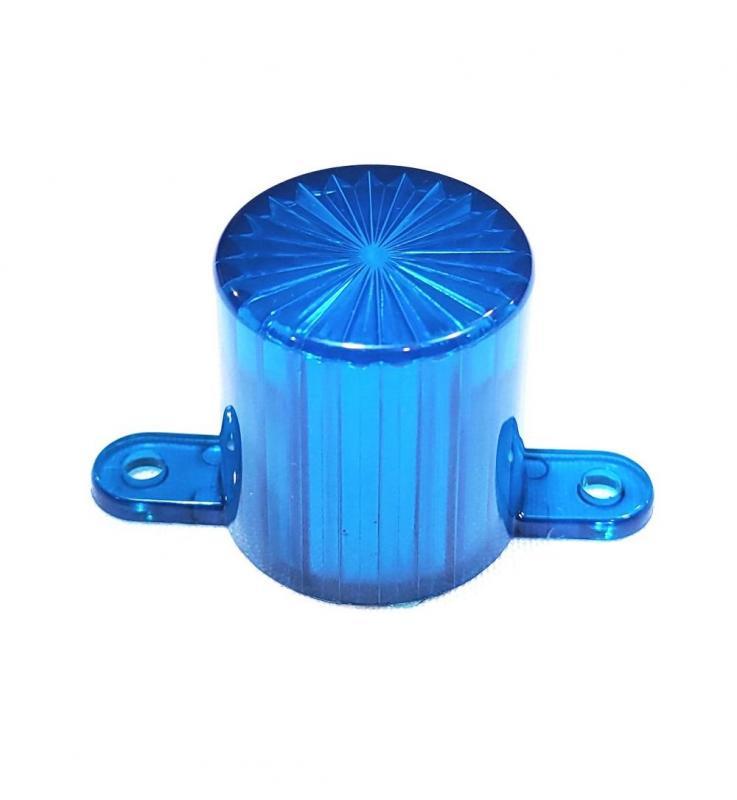 Plastic Light Dome With Screw Tabs - Light Blue #03-8149-xx