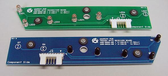 Ball Trough Opto Transmitter / Receiver Board Set (4 Ball)