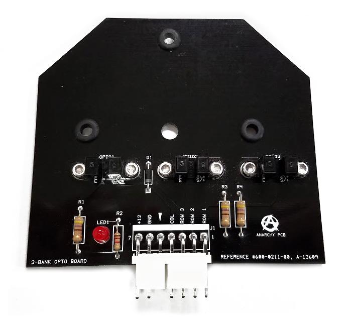 3-Bank Opto Board PCB Assembly #A-13609