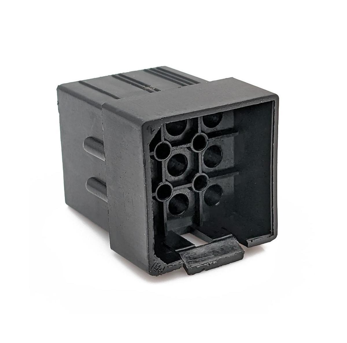 Female .093" Pin & Socket Receptacle Housing, 9 Circuits, 3x3