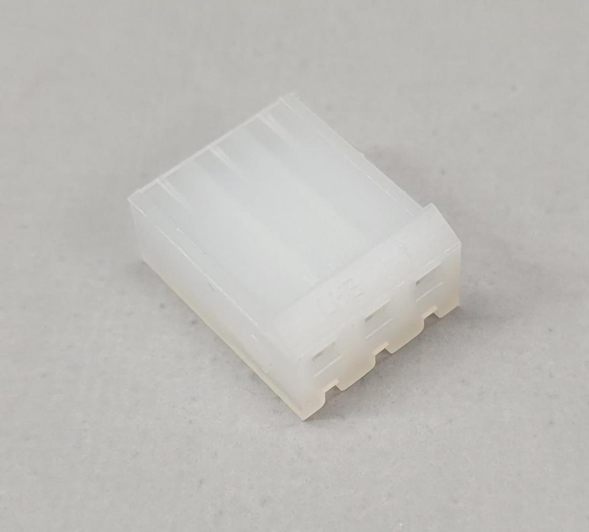 3 Position Connector Housing With Locking Ramp .156" (3.96mm) *Crimp & Stuff*