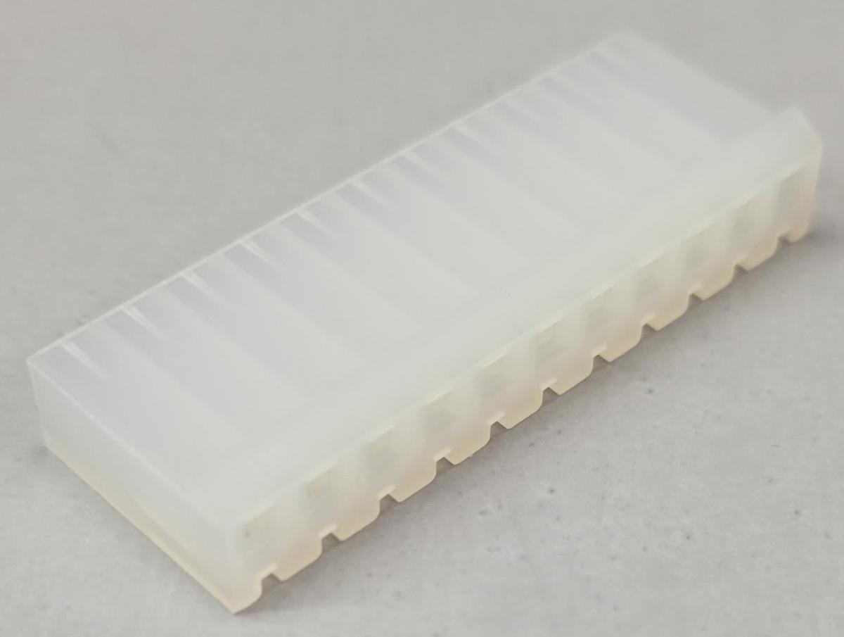 11 Position Connector Housing With Locking Ramp .156" (3.96mm) *Crimp & Stuff*