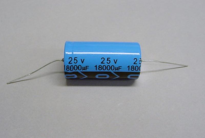 18,000uF, 25V  Axial Electrolytic Capacitor ~