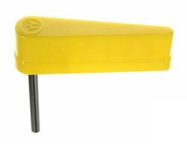 Flipper and Shaft with Williams Logo - Yellow #20-10110-6 ^
