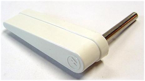 Flipper and Shaft with Williams Logo - White #20-9250-5