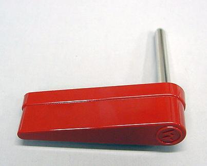 Flipper and Shaft with Williams Logo - Blood Red #20-10110-4B ^