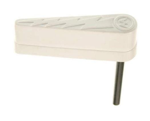 Williams Logo Lightning Bolt Flipper and Shaft Assembly - White #20-9734-5 ^