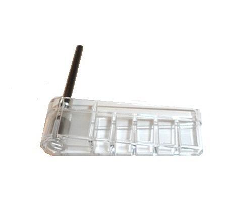 Flipper and Shaft with Williams Logo - Clear #20-10110-13 ^