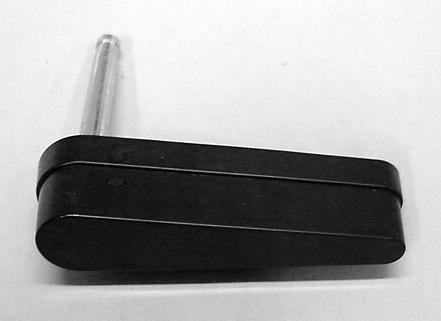 Flipper Shoe and Shaft Assembly - Black Classic Stern (03-1980 to 11-1981) Type 2
