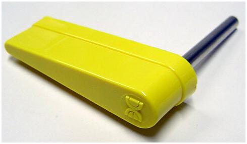 Data East Yellow Flipper and Shaft Assembly