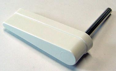 Flipper and Shaft - White No Logo