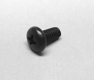 #10-32 x 3/8" Pan Screw - Black Oxide Finish =