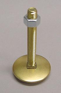 Heavy Duty 3" Gold Leg Leveler with Nut