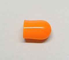 Silicone Bulb Cap Cover Orange - Thin