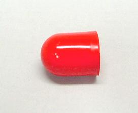 Silicone Bulb Cap Cover Red - Thin