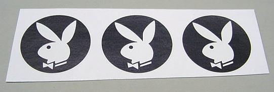 Playboy 35th Pop Bumper Cap Decal Set #820-5018-04 `