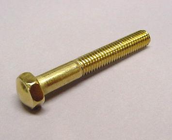 Extended Leg Bolt Gold , Brass - 2-3/4"