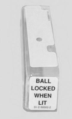 The machine Bride of Pinball Lamp and Switch Cover #03-8534