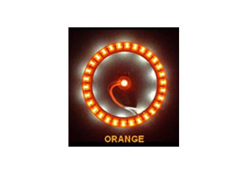 Orange BriteRings™ Pop Bumper Lighting