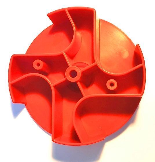 Red Plastic Ferris Wheel for HURRICANE and CYCLONE pinball machines #03-8124 ^