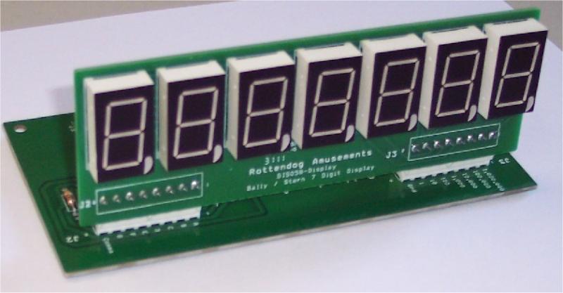 Bally/Stern 7 Digit LED Display Set Classic Orange #DIS058-2