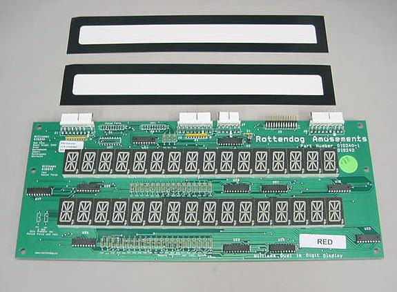 Williams Dual 16 Digit Alphanumeric Red Display #DIS240-R