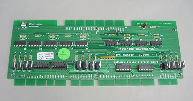 Gottlieb System 1 Driver Board #GDB001