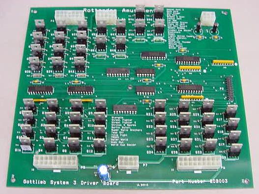 Gottlieb System 3 Driver Board #GDB003