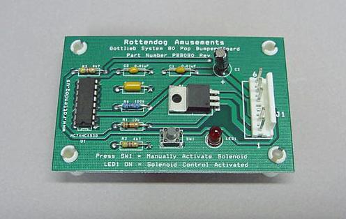 Gottlieb System 80 Pop Bumper Board #PBB080