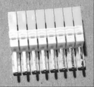 Special 8 Pin Z Locking .156 Header #5791-12235-08 ^
