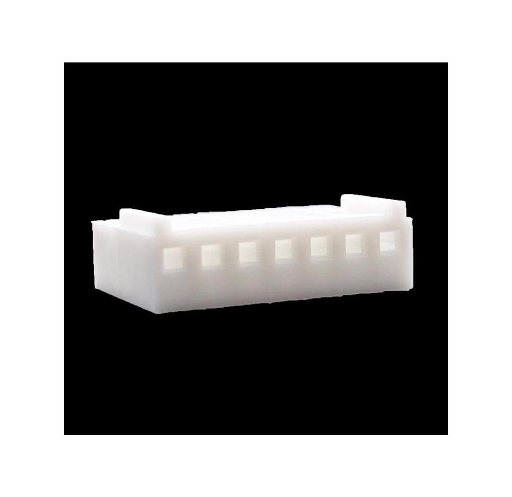 7-Position .100" (2.54mm) *Crimp & Stuff* Connector Housing With Locking Ramp