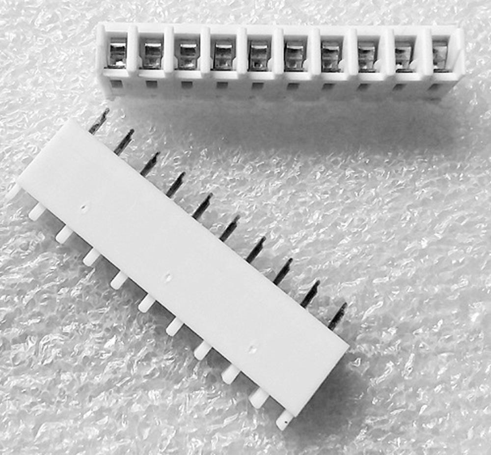 Connector, 0.156", Receptacle, 10-Pin Bottom Entry #09-48-2106 ~