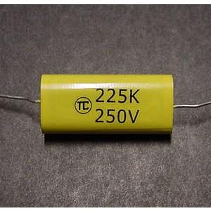 2.2 mfd (225K) 250 volt Axial Flipper Capacitor