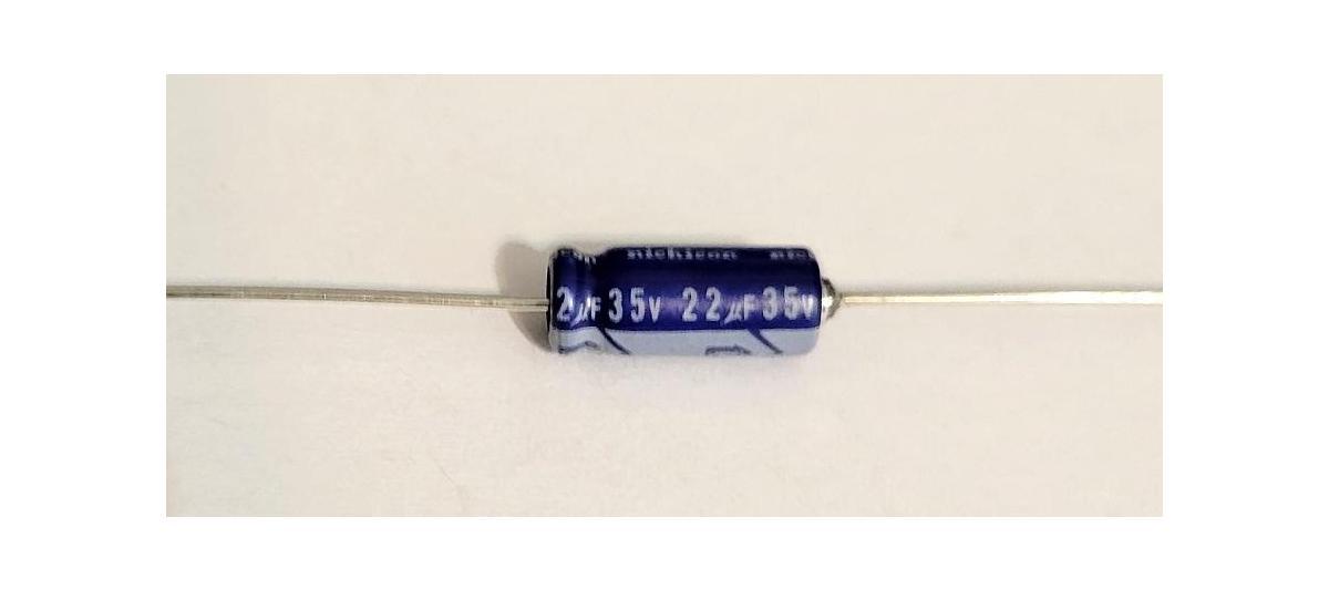 22uf 35 volt Axial Capacitor ~