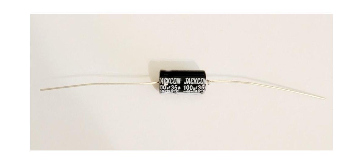 100uf 35 volt Axial Capacitor ~