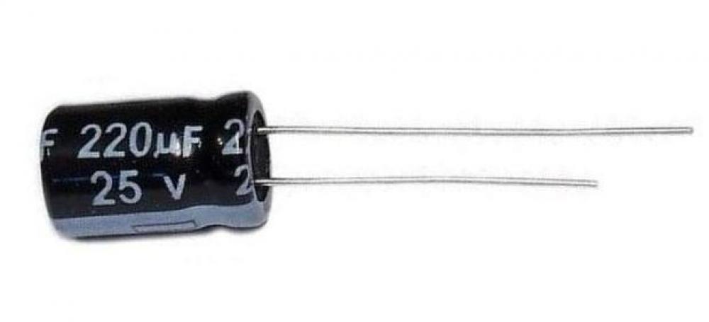 220uf Capacitor Radial 25 Volt 20% 85c