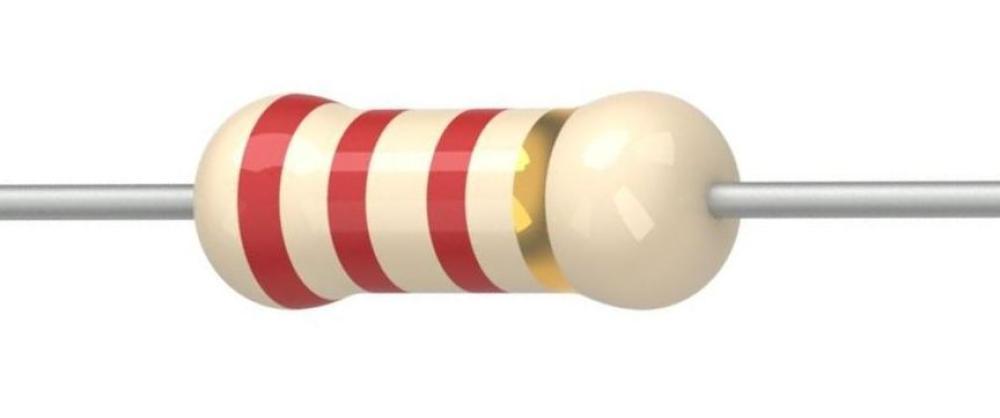 2.2K Ohm, 1/4 Watt, 5% Resistor, Carbon Film ~