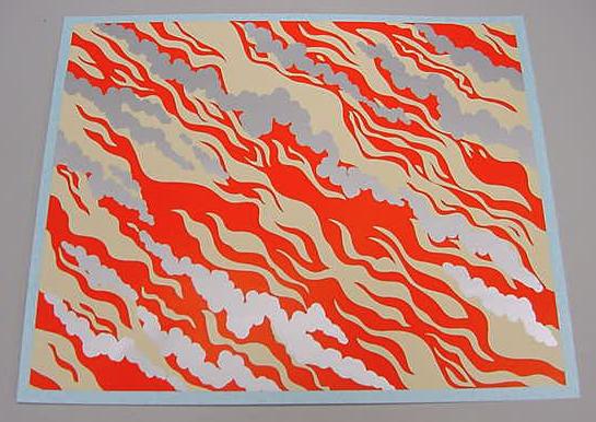 Fire! Drum Flame Decal #31-1429 ^ `