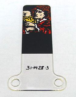 Fire! Pinball machine upper ramp plastic #31-1428-3