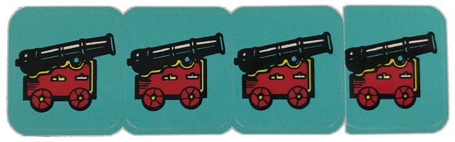 Data East Hook Drop Target Decal Set #820-6081-01 `