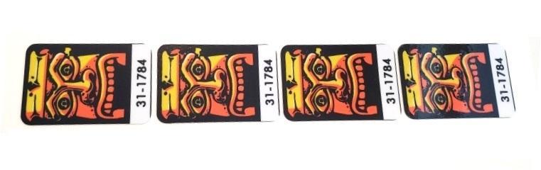 Indiana Jones Drop Target Decal Set #31-1784