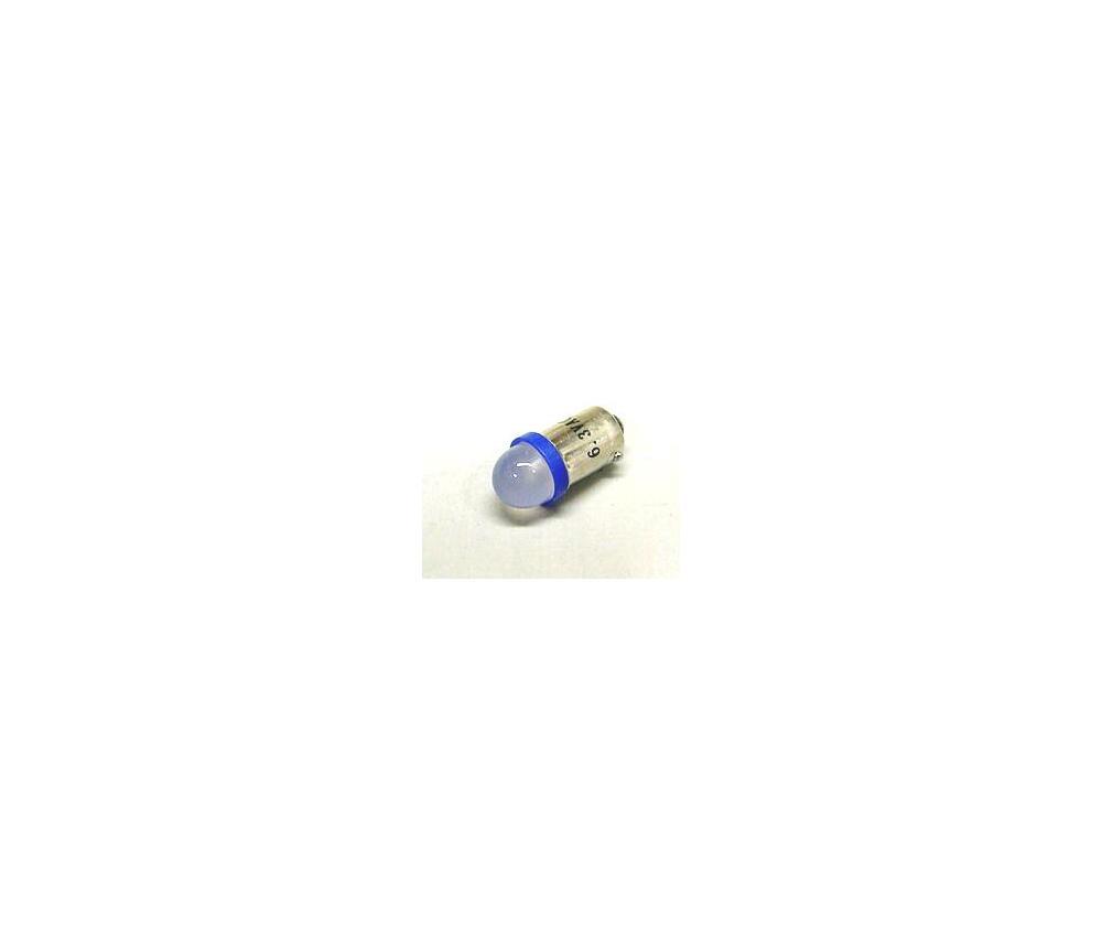 Blue Bright 1-SMD LED #44/#47 Bayonet Base Lamp - Low Profile