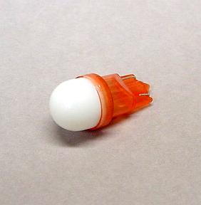 Red 1-SMD-LED #555 Wedge Base Lamp With Frosted Dome - Premium Ghost Buster