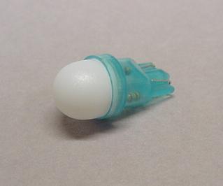 Blue 1-SMD-LED #555 Wedge Base Lamp With Frosted Dome - Premium Ghost Buster